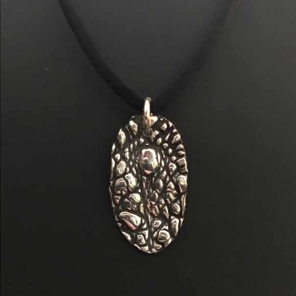 [Original] FINE SILVER 999 Necklace Pendant Vtg - Picture 7 of 8